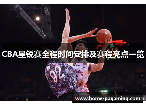 CBA星锐赛全程时间安排及赛程亮点一览