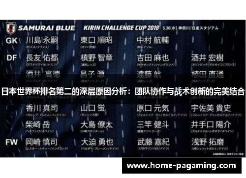 日本世界杯排名第二的深层原因分析：团队协作与战术创新的完美结合